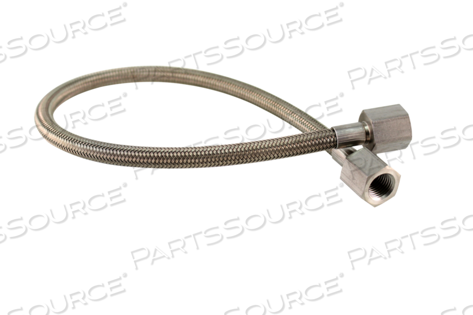 FLEXIBLE SS PIGTAIL, 18", 1/4" NPT FEMALE X 1/4" NPT FEMALE by Bay Corporation