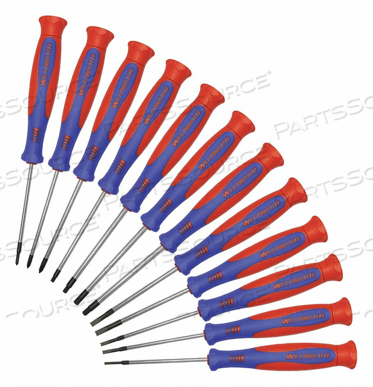 PRECISION SCREWDRIVER SET 12 PCS ROUND by Westward