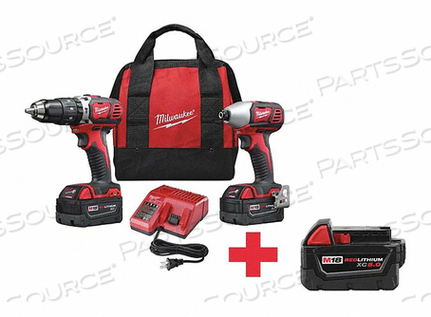 CORDLESS COMBINATION KIT 18.0V 2 TOOLS 