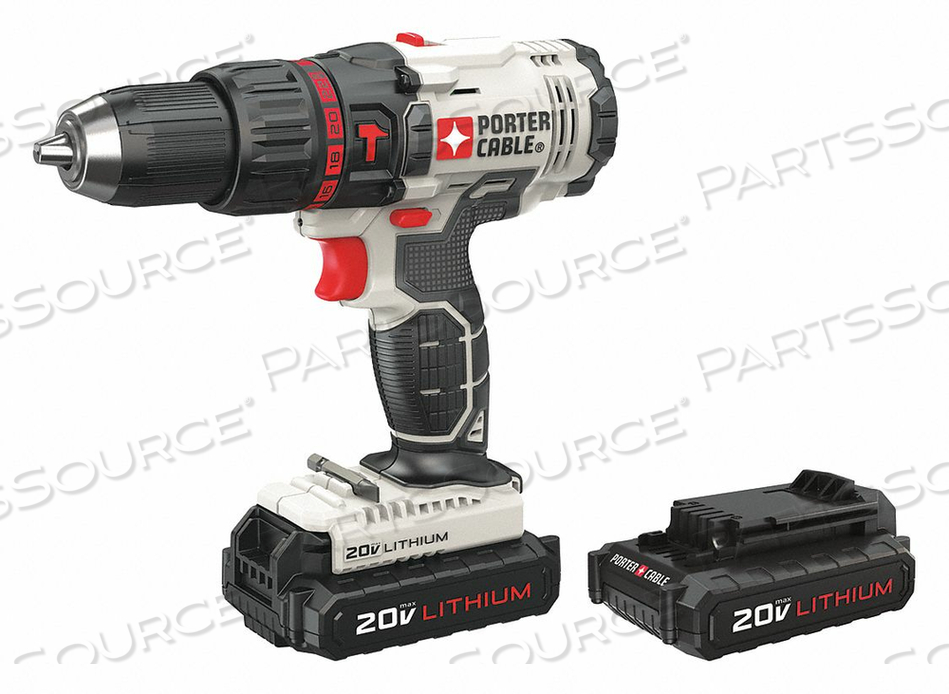 CORDLESS HAMMER DRILL 20.0V 3.6 LB. by Porter Cable CORDLESS HAMMER DRILL 20.0V 3.6 LB. by Porter Cable
