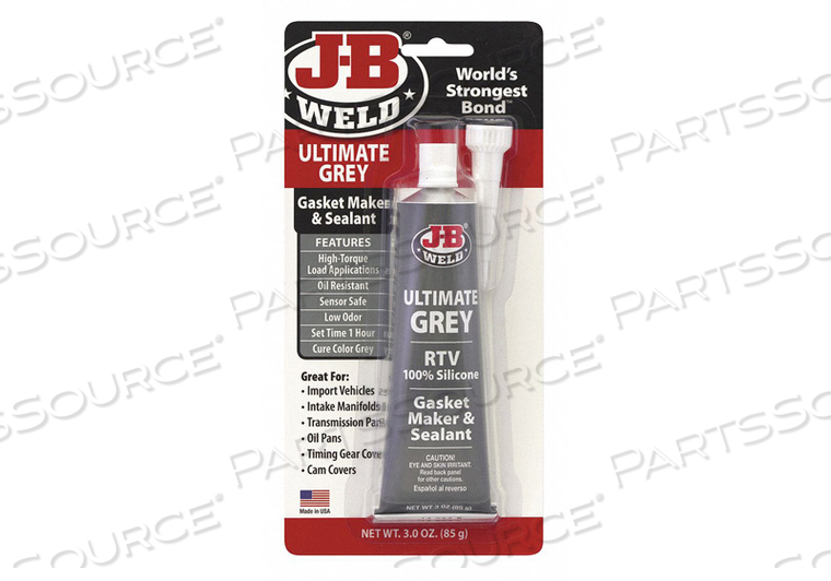 ADHESIVE SEALANT 3 OZ. TUBE GRAY by J-B Weld ADHESIVE SEALANT 3 OZ. TUBE GRAY by J-B Weld