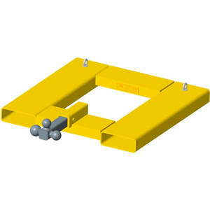 TRAILER SPOTTER WITH 3-WAY BALL FOR 30"L FORKS - 600 LB. CAPACITY by Machining & Welding By Olsen, Inc.