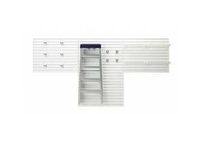 SLATWALL KIT 36 H 96 W WHITE by Flow Wall