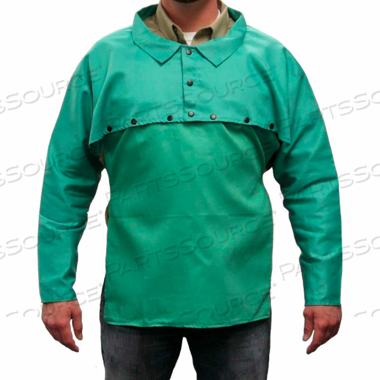 FLAME RESISTANT CAPE SLEEVE WITH COLLAR AND 20" BIB 