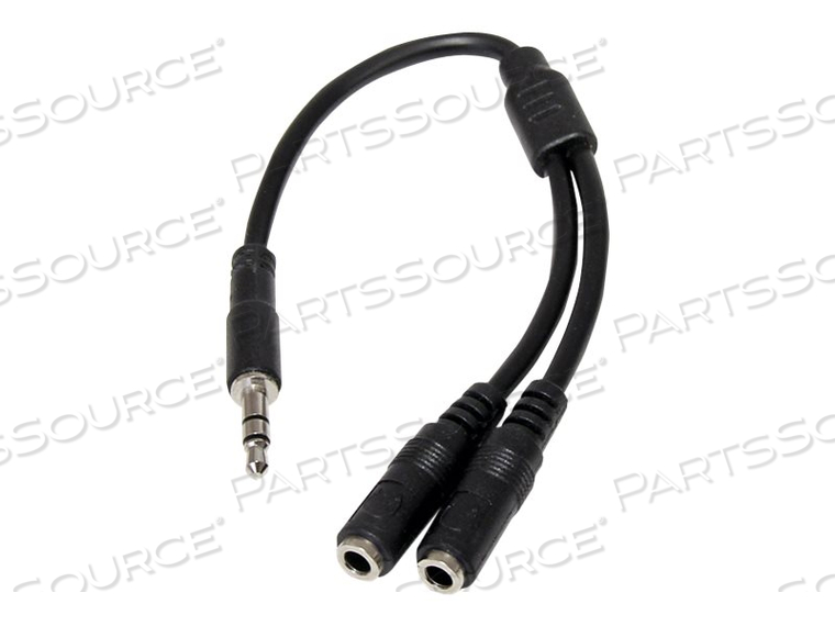 SPLIT ONE HEADPHONE JACK INTO TWO SEPARATE JACKS - 3.5MM AUDIO SPLITTER - MINI J by StarTech.com Ltd.