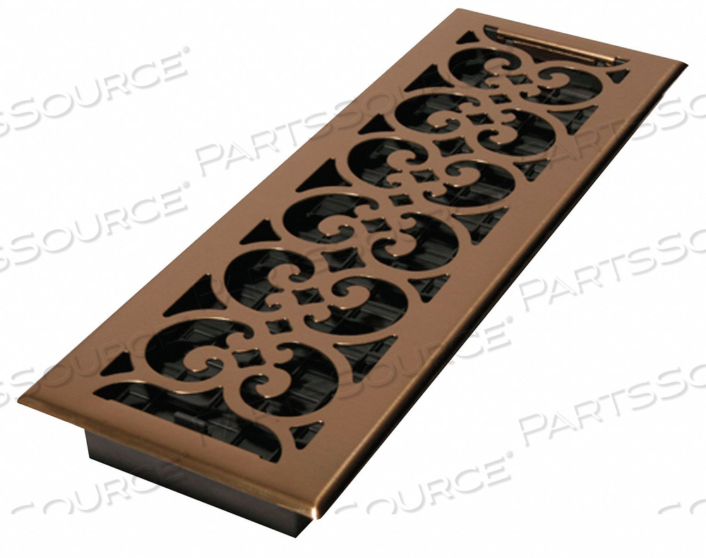 4X14 FLOOR REGISTER by Decor Grates 4X14 FLOOR REGISTER by Decor Grates