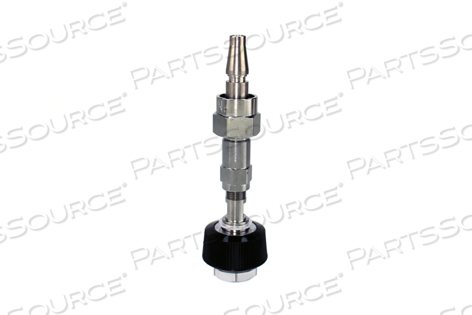 QUICK CONNECT ADAPTER, SWIVEL MALE X DISS FEMALE HAND TIGHT NUT, BLACK, NITROGEN by Bay Corporation