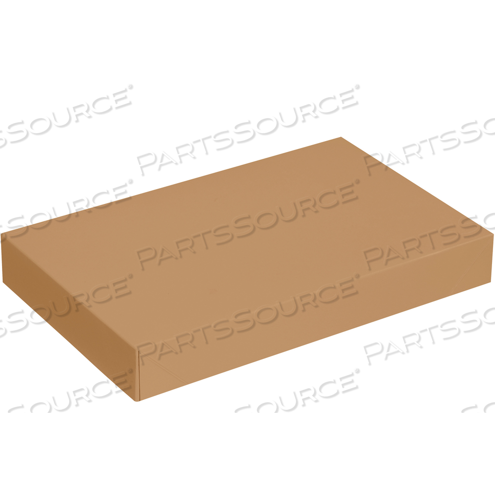 APPAREL BOXES, 15" X 9 1/2" X 2", KRAFT, 100/CASE by BOX Partners (Box Acquisitions, LLC)