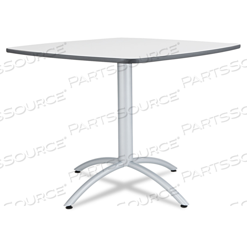 CAFE TABLE SQUARE 30 IN H GRAY by Iceberg Enterprises CAFE TABLE SQUARE 30 IN H GRAY by Iceberg Enterprises