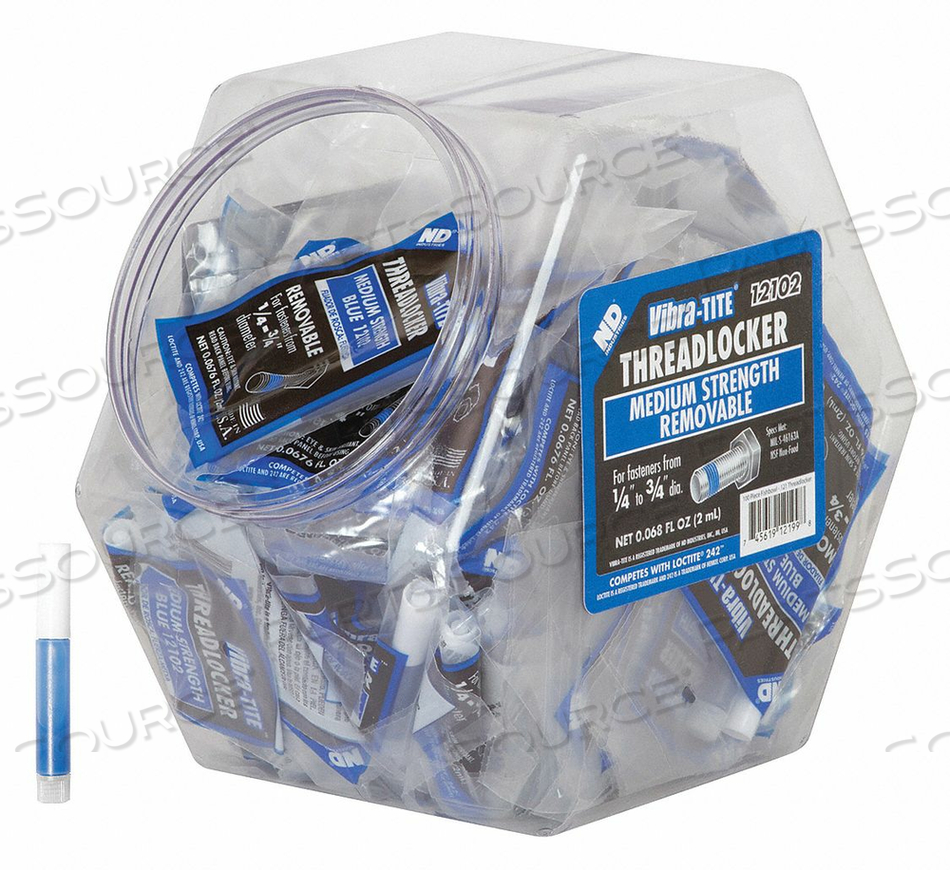 THREADLOCKER BLUE FISHBOWL PK100 