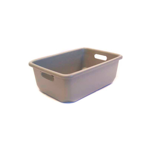 TOTE-ALLS TOTE CONTAINER 18"L X 12-1/2"W X 6-1/2"H, GRAY by New England Plastics