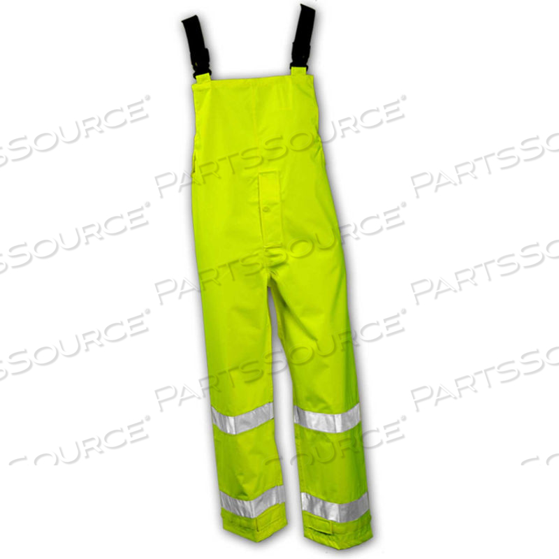 O24122 ICON SNAP FLY FRONT OVERALL, FLUORESCENT LIME, 3XL 