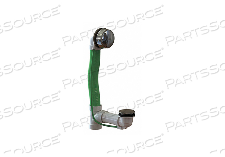 BATH WASTE D 1-1/2 ROUND PVC by WCM Industries Inc.