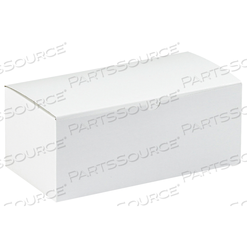GIFT BOXES, 10" X 5" X 4", WHITE, 100/CASE by BOX Partners (Box Acquisitions, LLC)