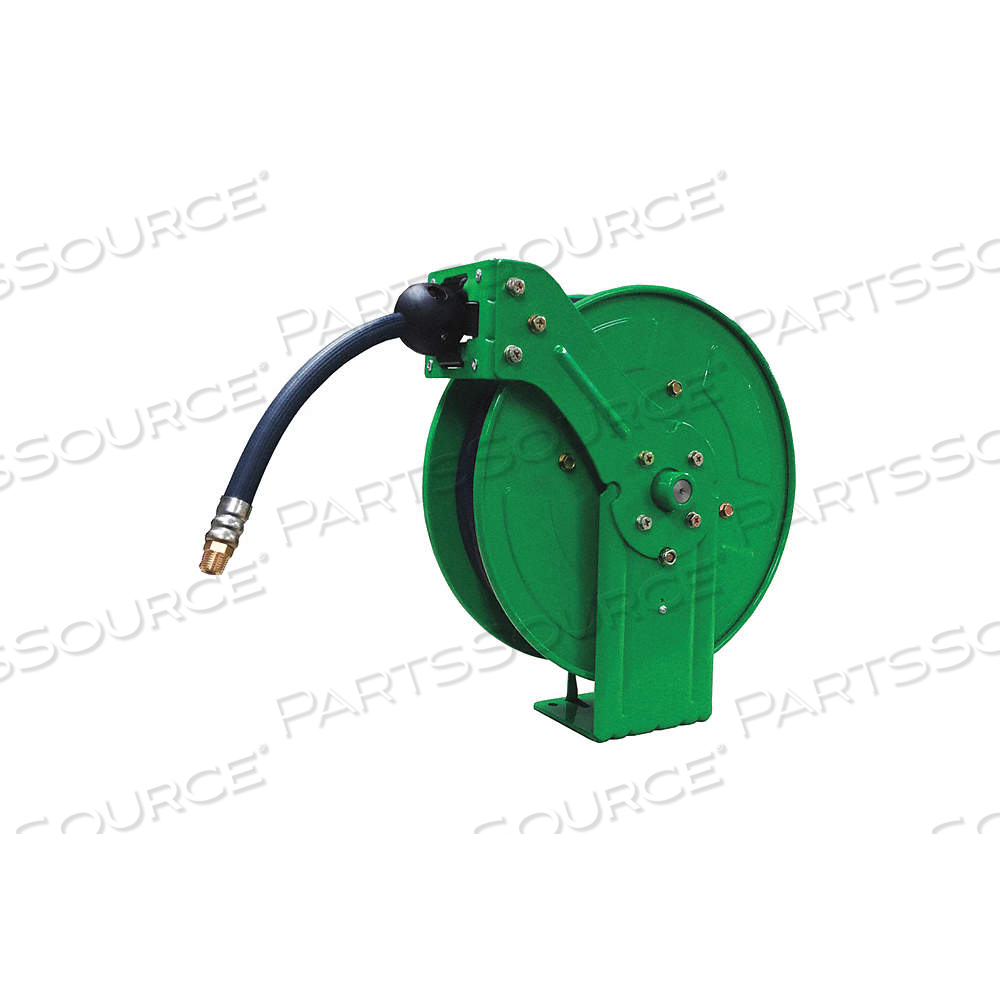 SPRING RETURN HOSE REEL 1/4 MNPT 50 FT by Speedaire