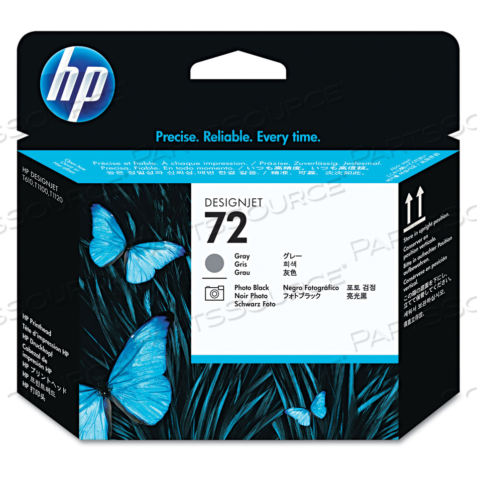 HP 72, (C9380A) GRAY/PHOTO BLACK PRINTHEAD by HP (Hewlett-Packard)