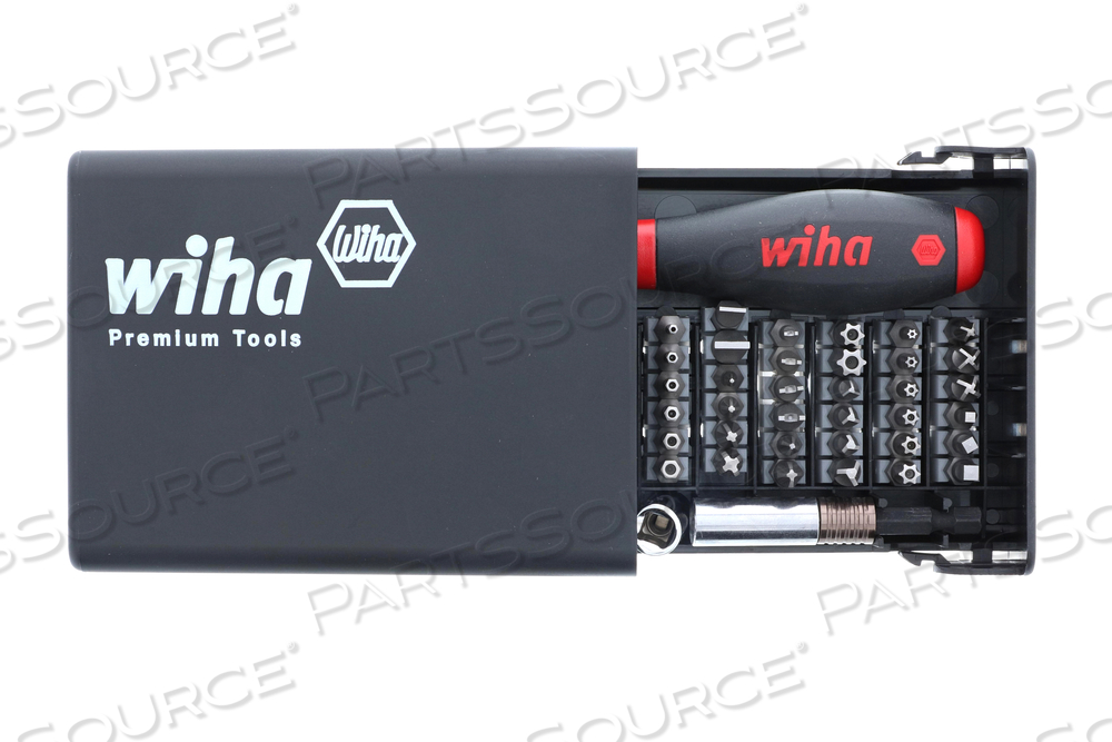 39 PIECE COLLECTOR SECURITY BIT AND MAGNETIC BIT HOLDER SET by Wiha Tools 39 PIECE COLLECTOR SECURITY BIT AND MAGNETIC BIT HOLDER SET by Wiha Tools