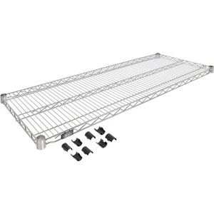 STANDARD WIRE SHELF, STAINLESS STEEL, 21"W X 42"L by Precision Sourcing