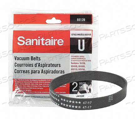 VACUUM CLEANER BELT FOR UPRIGHT VAC PK24 by Sanitaire