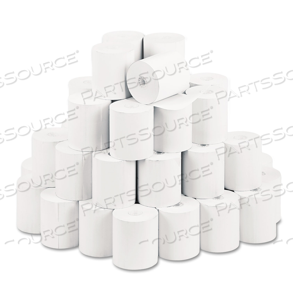 DIRECT THERMAL PRINTING THERMAL PAPER ROLLS, 3.13" X 230 FT, WHITE, 50/CARTON 