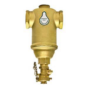 1" NPT. DIRT SEPARATOR WITH DRAIN by Spirovent