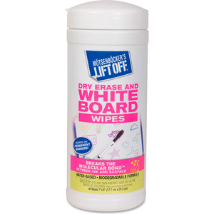 LIFT OFF DRY ERASE BOARD CLEANER WIPES, 30 WIPES/CAN, 6 CANS - 42703 by Motsenbocker's Lift Off