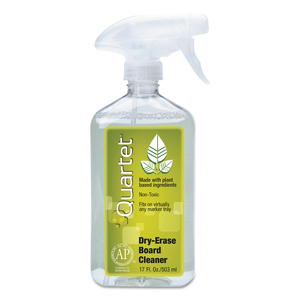 WHITEBOARD SPRAY CLEANER FOR DRY ERASE BOARDS, 17 OZ SPRAY BOTTLE by Quartet