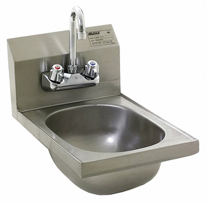 HAND SINK WITH FAUCET 12 IN L 18 IN W by Eagle Group