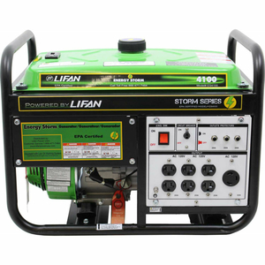 LIFAN POWER USA, 3500 WATTS, PORTABLE GENERATOR, GASOLINE, RECOIL START, 120V by Equip Source LLC.