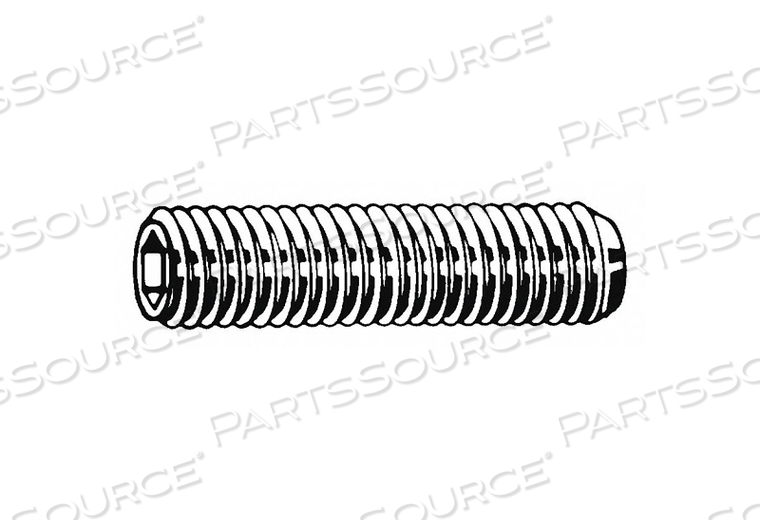 SOCKET SET SCREW, 5/16"-18 THREAD SIZE, 5/16 IN OVERALL LG, CUP PT, ALLOY STEEL, BLACK OXIDE by Fabory SOCKET SET SCREW, 5/16"-18 THREAD SIZE, 5/16 IN OVERALL LG, CUP PT, ALLOY STEEL, BLACK OXIDE by Fabory