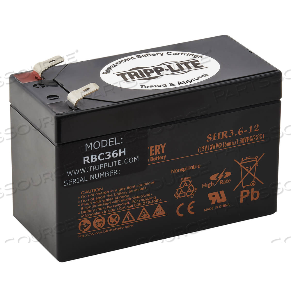 UPS REPLACEMENT BATTERY CARTRIDGE by Tripp Lite UPS REPLACEMENT BATTERY CARTRIDGE by Tripp Lite