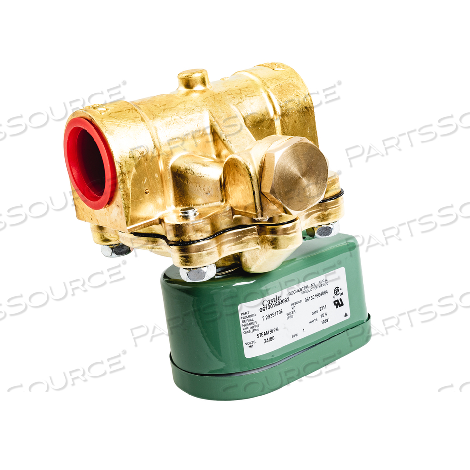 BRASS 2-WAY SOLENOID VALVE, 1 IN by Getinge USA Sales, LLC