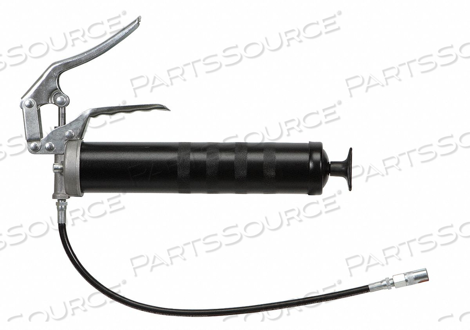 MANUAL GREASE GUN, GREASE GUN LOADING METHOD BULK, CARTRIDGE, GREASE GUN HANDLE STYLE PISTOL GRIP, NOZZLE EXTENSION TYPE FLEX HOSE, STROKES  by Westward