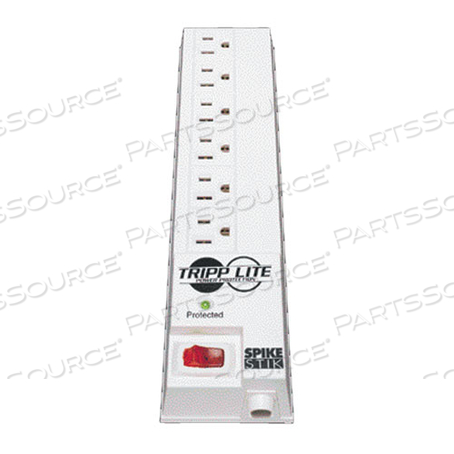 SURGE PROTECTOR POWER STRIP 120V RT ANGLE 6 OUTLET 6' CORD 540 J by Tripp Lite SURGE PROTECTOR POWER STRIP 120V RT ANGLE 6 OUTLET 6' CORD 540 J by Tripp Lite