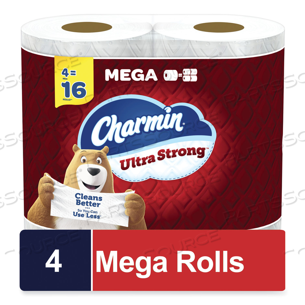 ULTRA STRONG BATHROOM TISSUE, SEPTIC SAFE, 2-PLY, WHITE, 242 SHEET/ROLL, 4/PACK, 8 PACKS/CARTON 