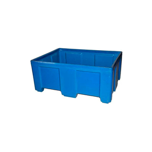 FORKLIFTABLE BULK SHIPPING CONTAINER SO-5038-2 NO LID - 49-1/2"L X 37-1/2"W X 21-1/2"H, BLUE by Myton Industries