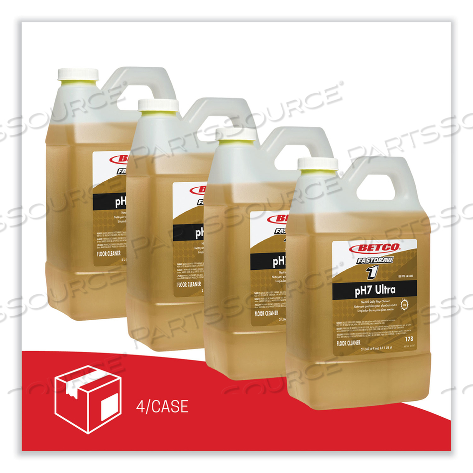 PH7 ULTRA NEUTRAL CLEANER, LEMON SCENT, 2 L BOTTLE by Betco Corporation PH7 ULTRA NEUTRAL CLEANER, LEMON SCENT, 2 L BOTTLE by Betco Corporation