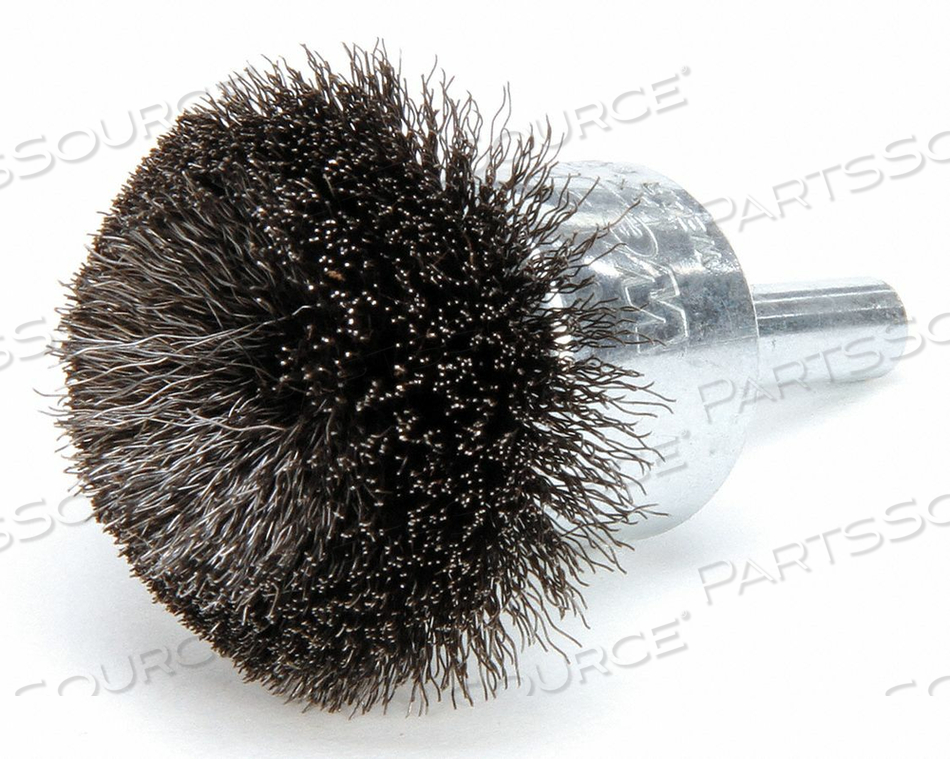 FLARED END BRUSH CARBON STEEL 1-1/2 IN. by Weiler