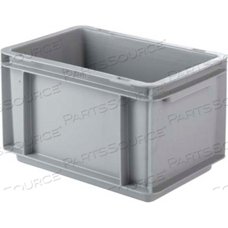 EURO-FIX SOLID CONTAINER EF3170 - 12" X 8" X 7", GRAY by SSI Schaefer EURO-FIX SOLID CONTAINER EF3170 - 12" X 8" X 7", GRAY by SSI Schaefer
