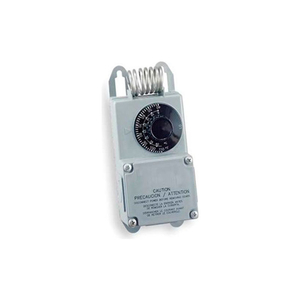 INDUSTRIAL COILED TEMPERATURE CONTROLLER TF115-023 TEMP. RANGE -30-100F W/ NEMA 4X by PECO