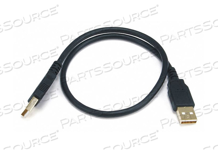 USB 2.0 CABLE 1-1/2 FT.L BLACK by Monoprice, Inc. USB 2.0 CABLE 1-1/2 FT.L BLACK by Monoprice, Inc.
