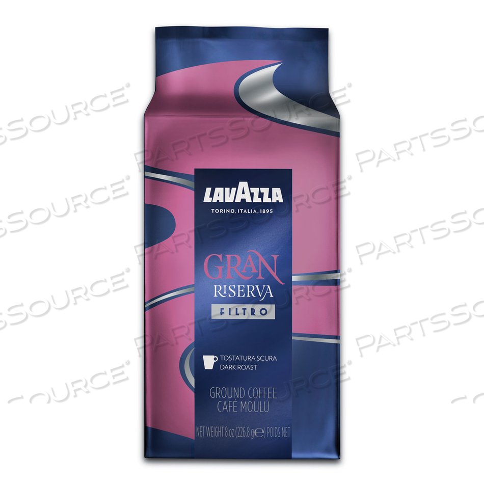 GRAN RISERVA FRACTIONAL PACK COFFEE, DARK AND BOLD, 8 OZ FRACTION PACK, 30/CARTON 