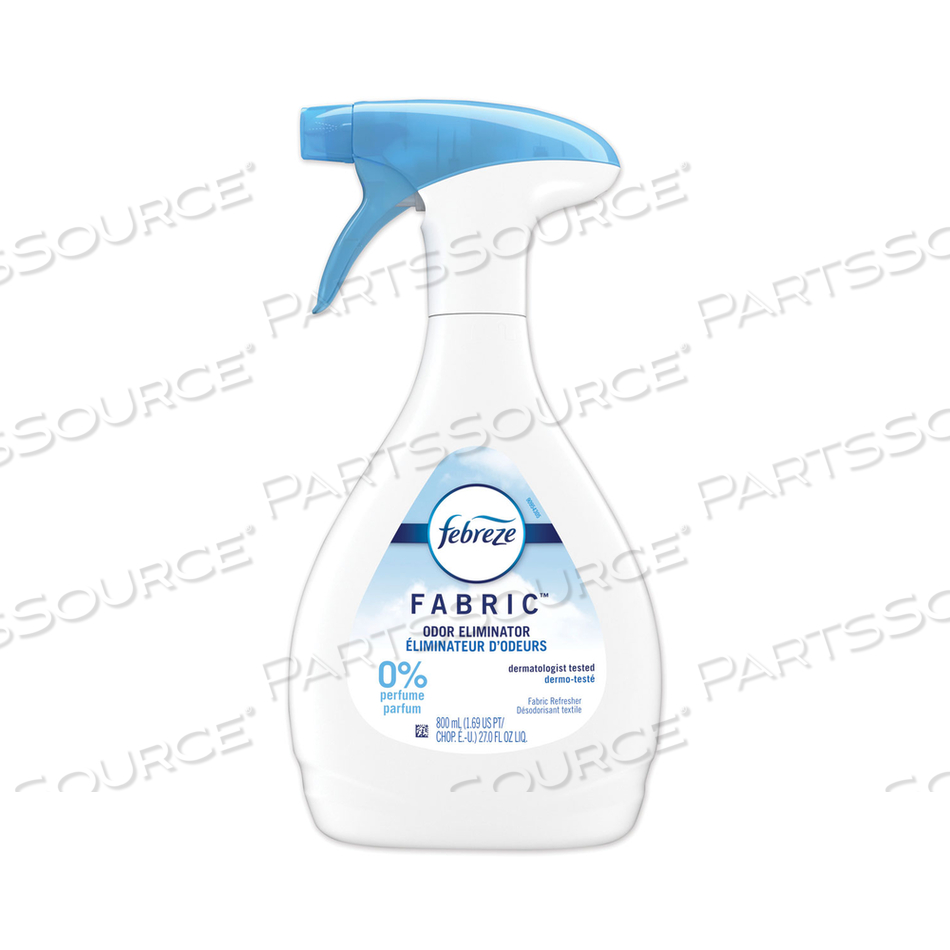 FABRIC REFRESHER/ODOR ELIMINATOR, UNSCENTED, 27 OZ SPRAY BOTTLE, 4/CARTON 