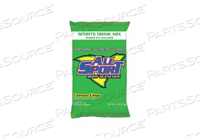 SPORTS DRINK MIX LEMON-LIME FLAVOR PK32 by All Sport SPORTS DRINK MIX LEMON-LIME FLAVOR PK32 by All Sport