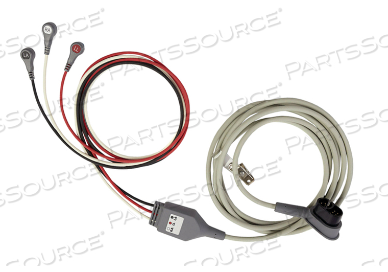 3 LEAD ECG CABLE, AAMI WITH LOW PROFILE PROPAQ® MD CONNECTOR by ZOLL Medical Corporation