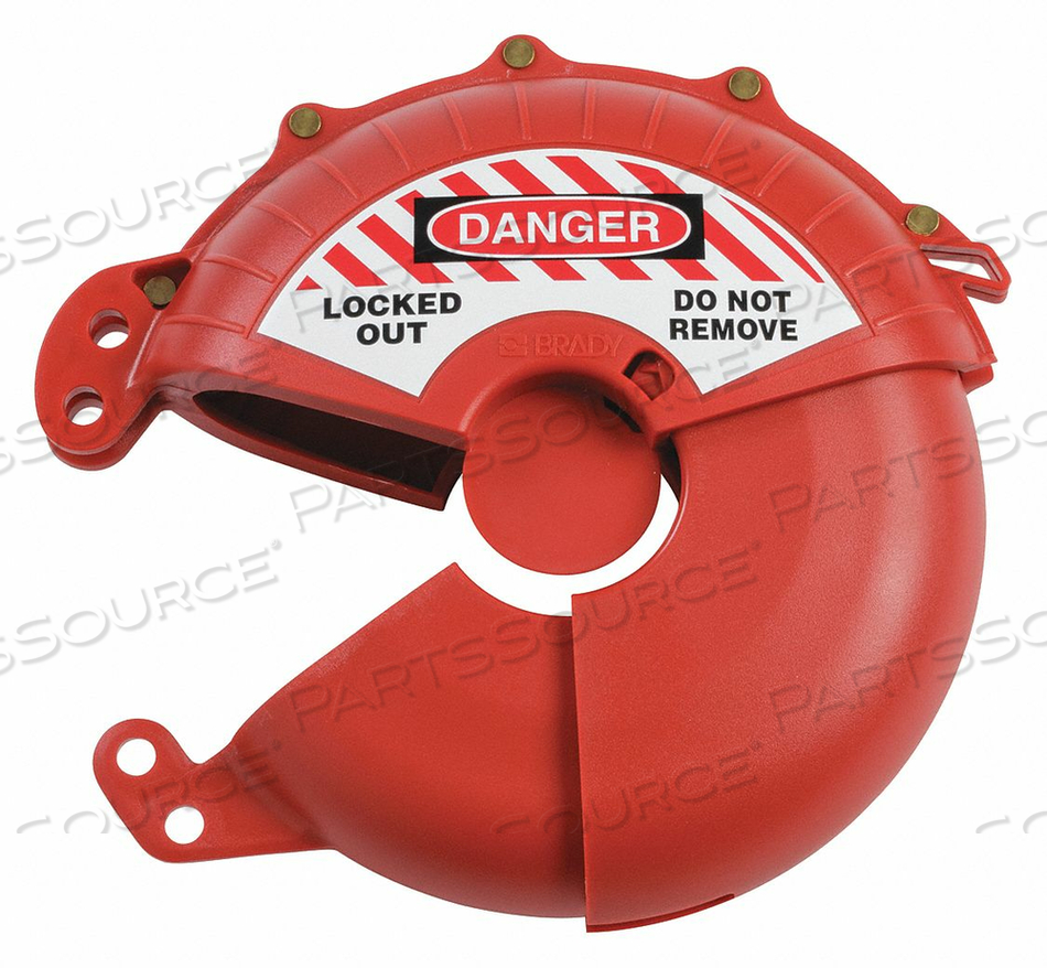 GATE VALVE LOCKOUT RED PLASTIC 3 H by Brady Americas GATE VALVE LOCKOUT RED PLASTIC 3 H by Brady Americas