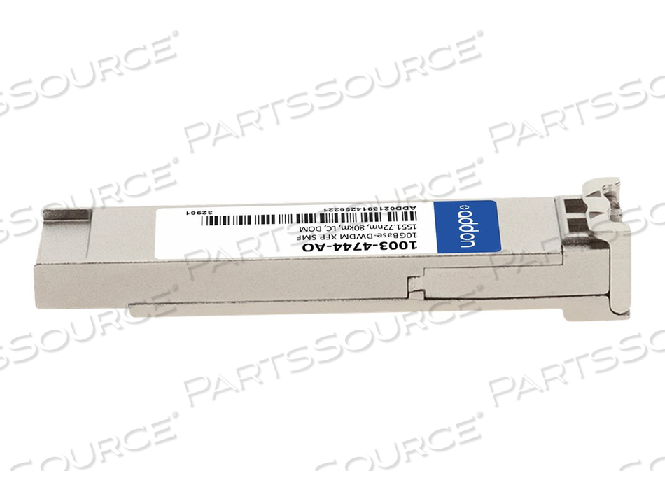 ADDON, XFP TRANSCEIVER MODULE (EQUIVALENT TO: OPTELIAN 1003-4744), 10 GIGE, 10GBASE-DWDM, LC SINGLE-MODE, UP TO 49.7 MILES, 1551.72 NM, TAA  by ADDON
