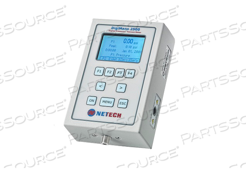 DIGIMANO 2500 SERIES 14 TO 100PSI 0.1 TO 0.25%FS PRESSURE VACUUM METER by Netech Corp. DIGIMANO 2500 SERIES 14 TO 100PSI 0.1 TO 0.25%FS PRESSURE VACUUM METER by Netech Corp.