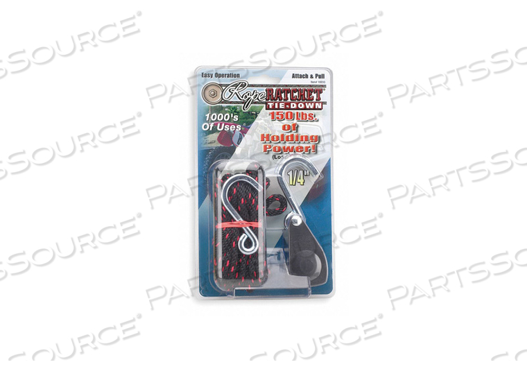 ROPE RATCHET HOOK 8 FT.L POLYPROPYLENE by Rope Ratchet ROPE RATCHET HOOK 8 FT.L POLYPROPYLENE by Rope Ratchet