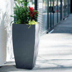 KOBI 38" TALL PLANTER, GRAPHITE GRAY by Mayne Mail Post Inc